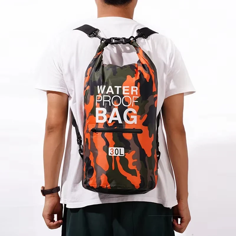 Waterdichte Dry Bag Rugzak – PVC Materiaal & Verstelbare Schouderriem