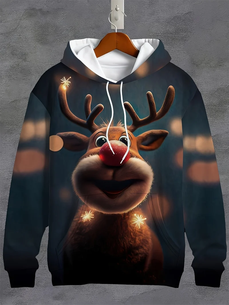 Rudolph's Feestelijke Hoodie – Comfortabel en vrolijk