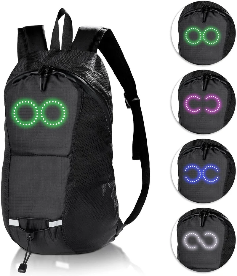 Unisex LED Reisrugzak – Waterdicht en Lichtgevend voor Zichtbaarheid