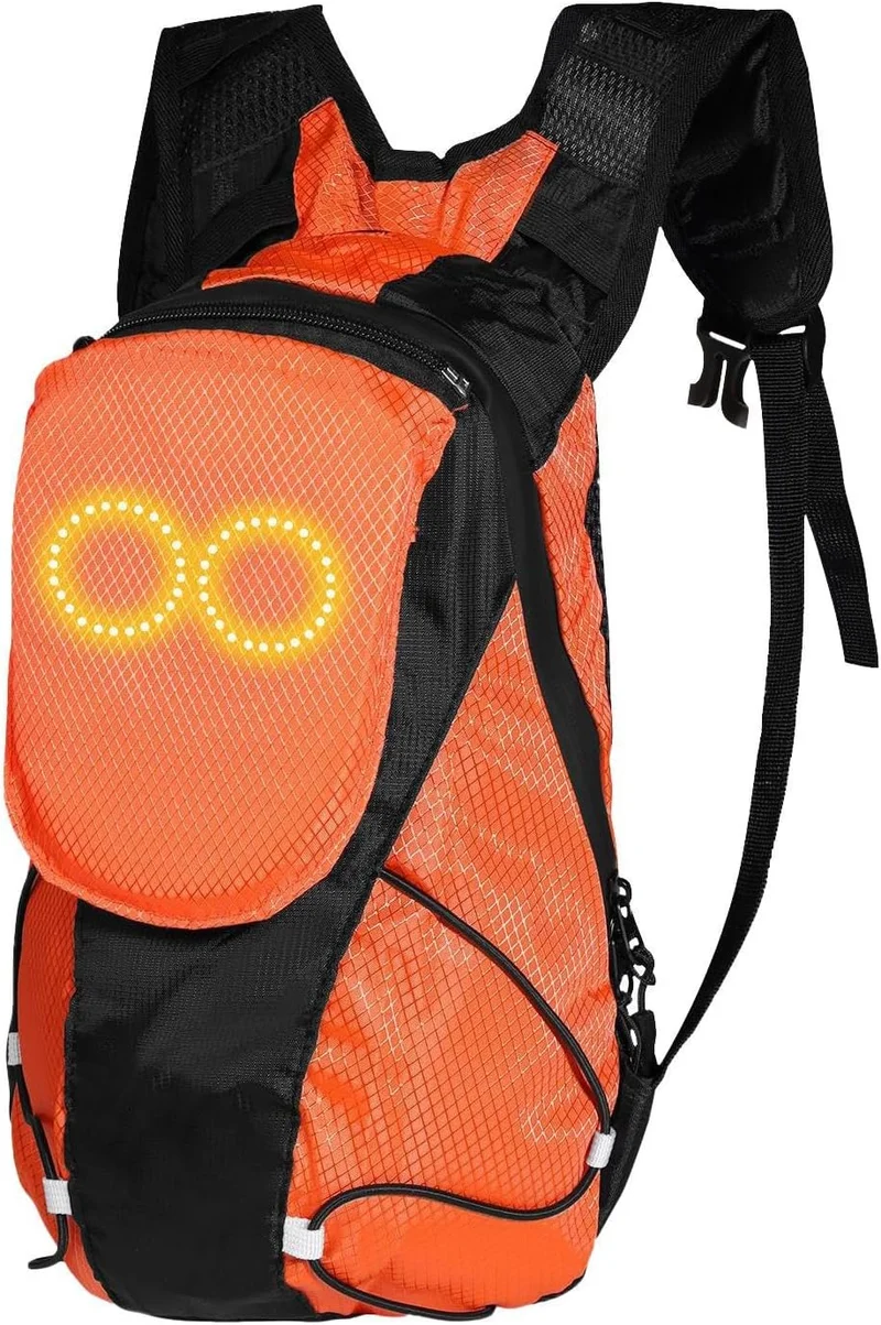 Unisex LED Motorfietsrugzak – Optimale Zichtbaarheid & Veiligheid