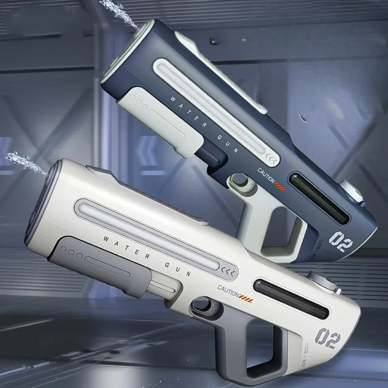 Krachtig Waterpistool met LED - Wit of Grijs