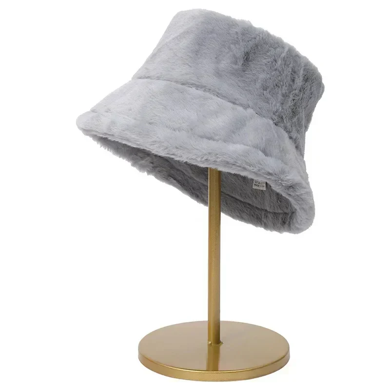 Trendy warm women's fur hat