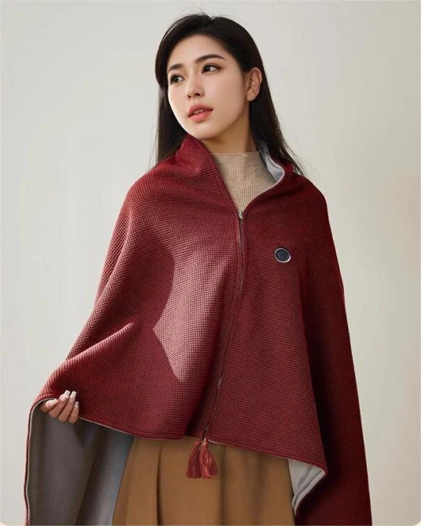 Soft Warm Portable Heated Scarf for Outdoors