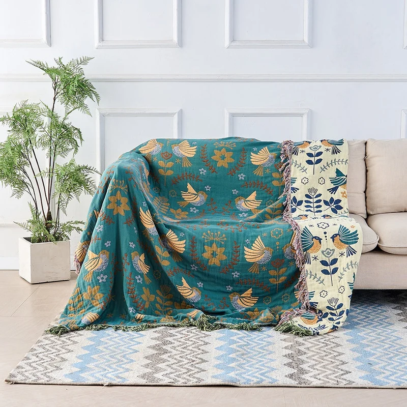 Cozy Reversible Scandinavian Blanket