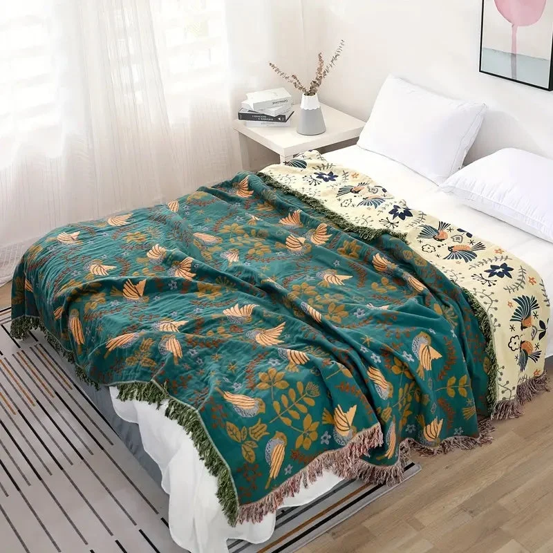 Cozy Reversible Scandinavian Blanket