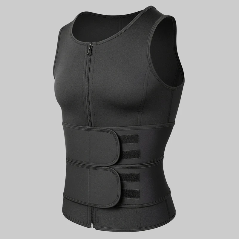 Sportshirt Neopreen Compressie Vest Heren Warmte Sauna Top