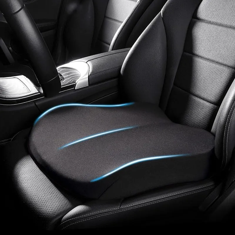 Auto zitkussen met verhoging – Betere zithoogte & ergonomische ondersteuning