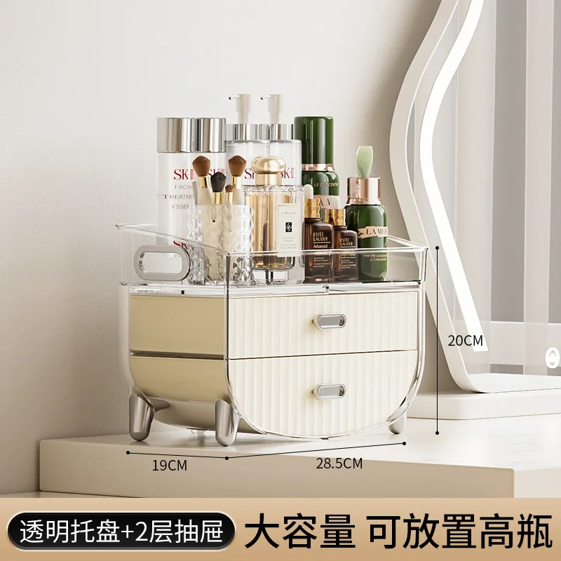 Lumora – Transparante Lade Organizer met Deksel voor Make-up & Sieraden