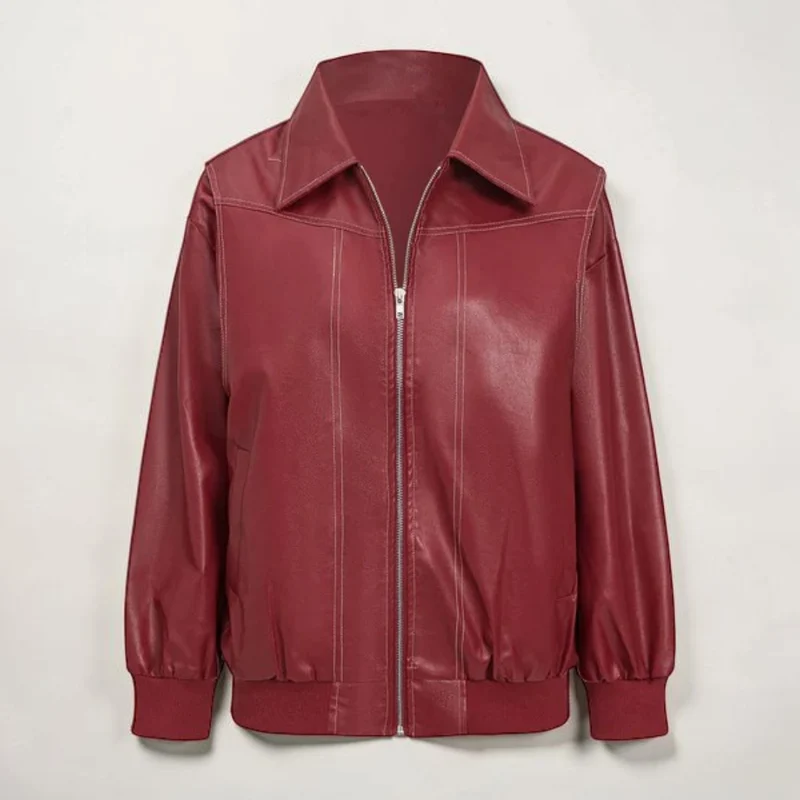 Dames Jas Oversized Biker Stijl Casual