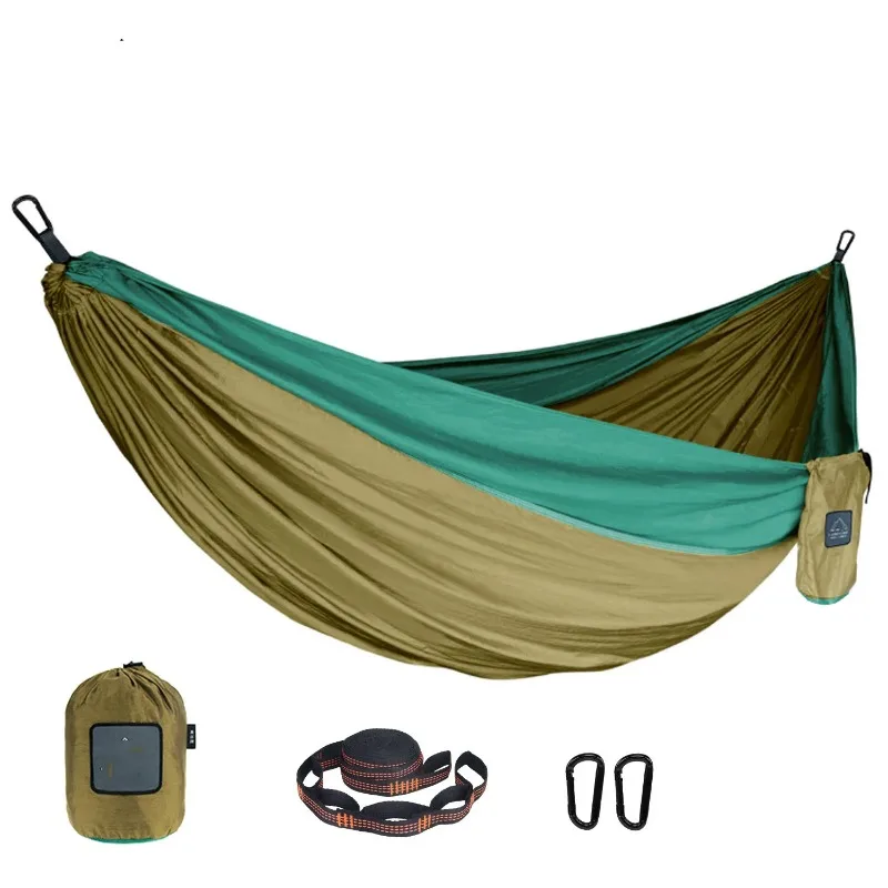 TrailNest – Outdoor Hangmat van Parachutestof – 1 Persoon, Draagbaar