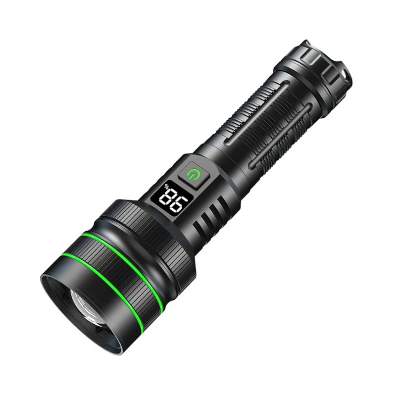LumoForce – LED Zaklamp Zoombaar 3000m Aluminium – Extreem Helder Outdoor