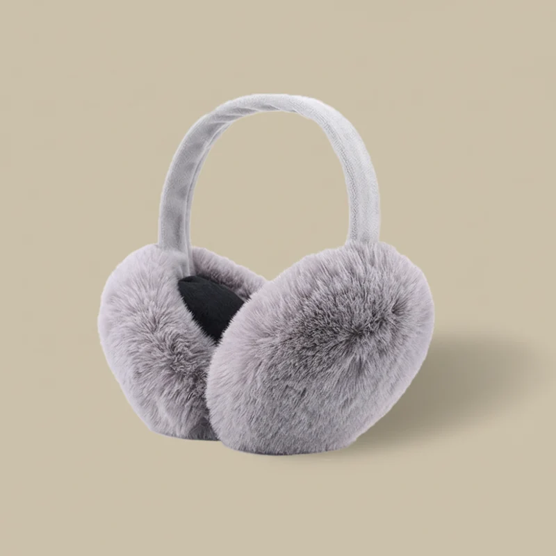 Vrouwelijke Oorwarmers Bont Zachte Vouwbare Winteraccessoires